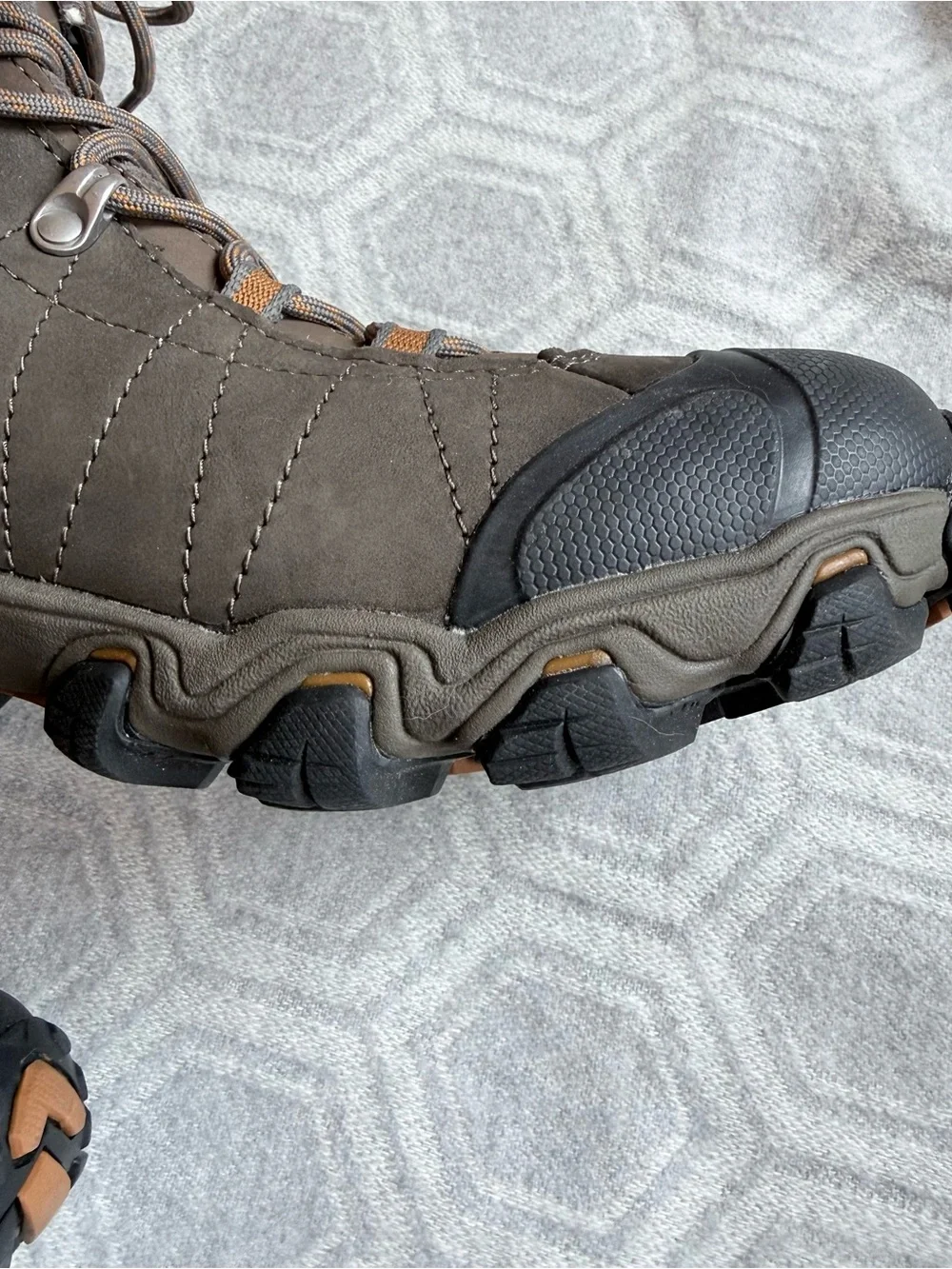 Oboz Bridger Boots Mid B-DRY Waterproof Hiking Brown Men's 12 EU 46 Like New